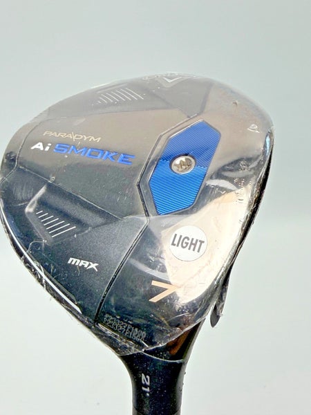 Callaway Ai Smoke Max New 7 Wood 21 Cypher Black 50g Senior Flex Fairway Wood