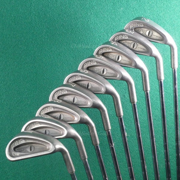 Ping Eye Black Dot 2-SW Iron Set Karsten ZZ-Lite Steel Stiff *READ*