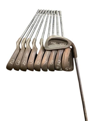 Used Ping EYE 2+ BERYLLIUM COPPER BLACK DOT Mens Iron Set RH 2I-SW 11443-S000201903
