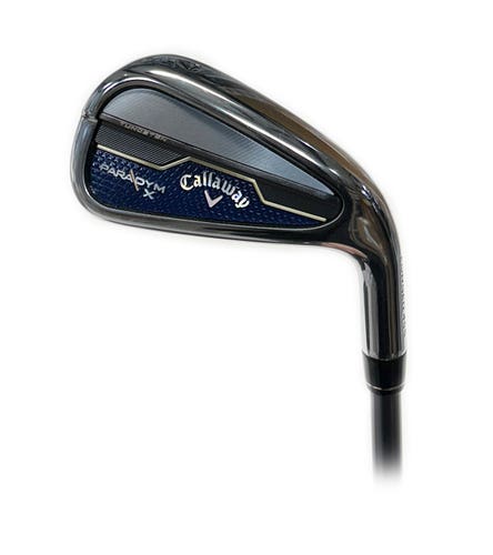 Callaway Paradym X Forged Single 7 Iron Graphite Hzrdus Silver 65g Regular Flex