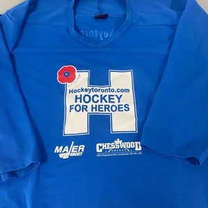 Hockey for Heroes Blue XL Men's Jersey (Used)