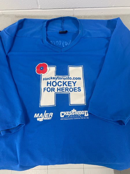 Hockey for Heroes Blue XL Men's Jersey (Used)