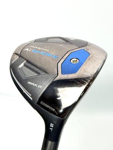 Callaway Ai Smoke Max D 7 Wood 21 Tensei Blue 55g Regular Fairway Wood