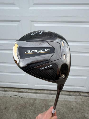 Callaway Rogue ST Max LS Driver 9 Tensei AV White 65 Stiff Flex 45.25 +HC NICE