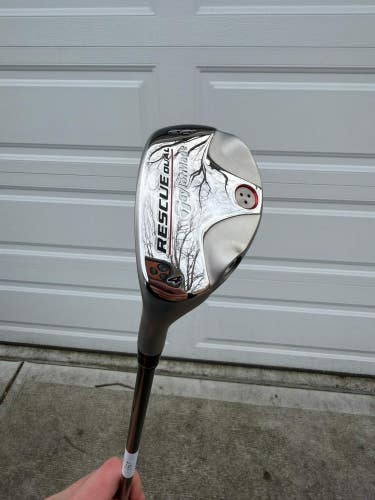 Taylormade Rescue Dual 4 Hybrid 22 Stiff Flex Lefty 40 +HC MINT