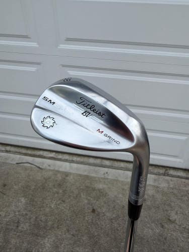 Titleist Vokey SM6 Tour Chrome Lob Wedge 58 / 8 Wedge Flex 35 NICE