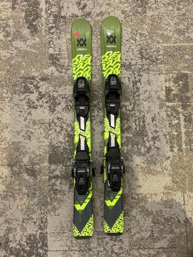 Kid's Volkl Deacon Jr 90 cm Skis With Bindings (Used)