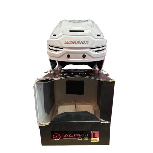 Warrior alpha one helmet Large White