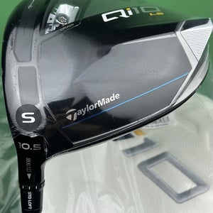 TaylorMade Qi10 LS Driver 10.5* LEFT Hand Tensei Blue AV Xlink Stiff Flex LH NEW