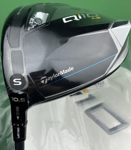 TaylorMade Qi10 LS Driver 10.5* LEFT Hand Tensei Blue AV Xlink Stiff Flex LH NEW