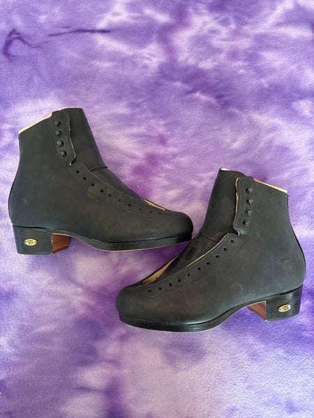 Black Riedell Figure Skates Adult 6.5 (New)