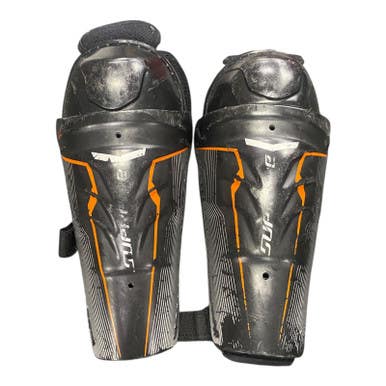 Used Bauer SUPREME Junior Shin Guards Black 9" 11375-S000372883