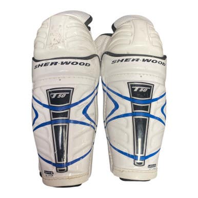 Used Sher-wood T50 Intermediate Shin Guards None 12" 11375-S000372871