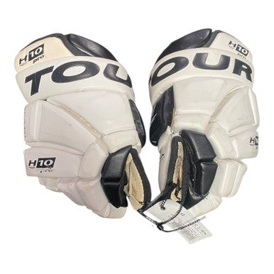 Used Tour Skate H10 PRO Junior Gloves Black And White 12" 11375-S000372866