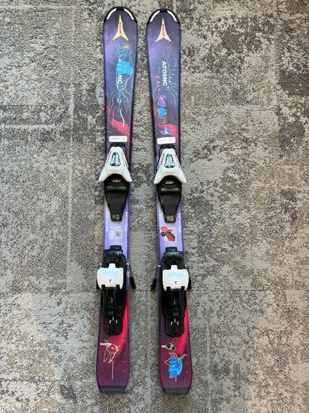 Kid's Atomic Maven 100cm Skis w/ Atomic CFive Bindings