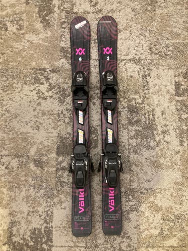 Kid's Volkl Flair Jr 90 cm Skis With Bindings (Used)