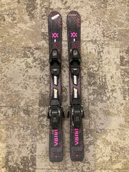 Kid's Volkl Flair Jr 90 cm Skis With Bindings (Used)