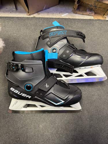 8 - 8.5 Bauer Konekt HF3 Hockey Goalie Skates w/ NEW BLADES