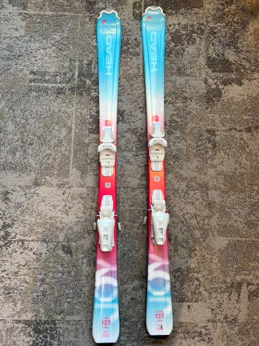 HEAD Joy 137 cm Skis w/ Tyrolia JRS 4.5 CA Bindings
