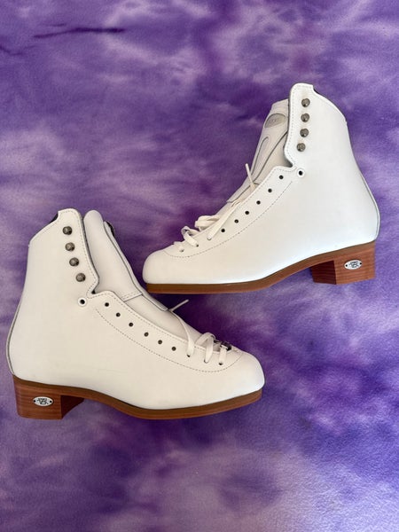 White Riedell 229 Edge Figure Skates Adult 5 (New)