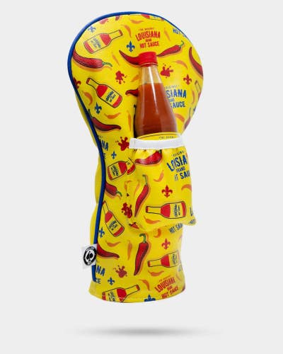 Pins And Aces Golf Louisiana Hot Sauce - Driver Cover Sauce Pouch Hand Made NEW