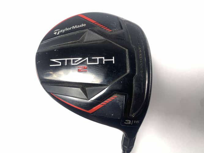 TaylorMade Stealth 2 3 Fairway Wood 15* Fujikura Ventus TR 6-S Regular Mens RH