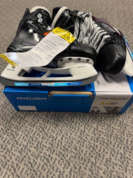 Bauer Supreme M50 Pro Hockey Skates Size 5.5 (New) Fit 2