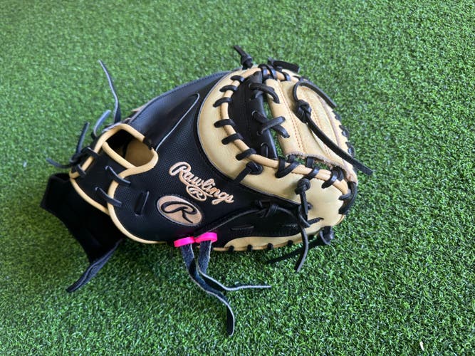Rawlings RH Catcher's Heart of the Hide Baseball Glove 34" (Used)