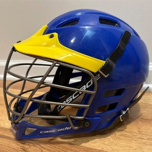Cascade CPV Lacrosse Helmet XXS Blue/Yellow