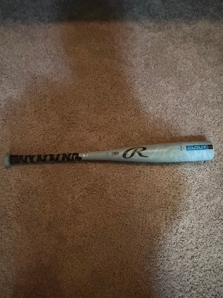 2025 Rawlings Clout AI Alloy USSSA Certified Bat (-10) 18 oz 28" (Used)