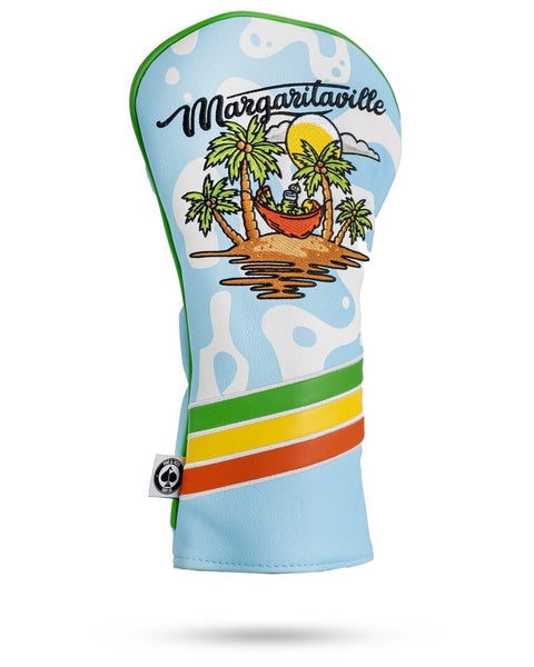 Pins And Aces Golf Margaritaville Driver Cover Synthetic Leather NEW