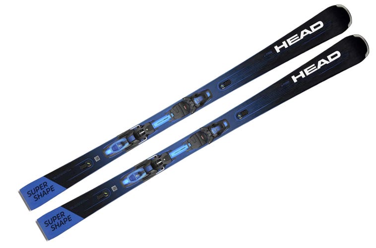 Men's All Mountain 156cm HEAD Supershape e-Titan Skis With PRD 12 Bindings  (New)(SY2573)