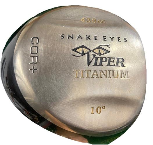 Snake Eyes Viper Ti 430 Driver 10 RH Grafalloy ProLaunch Blue Stiff 44 New Grip