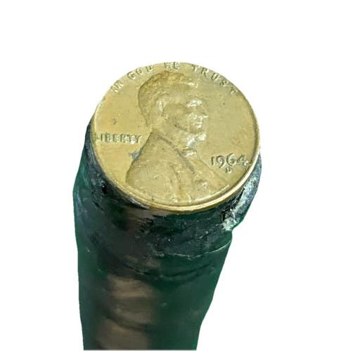 Otey Crisman 34H Putter 1964 Penny Selma ALA RH Hickory Shaft 34.5 Leather Grip