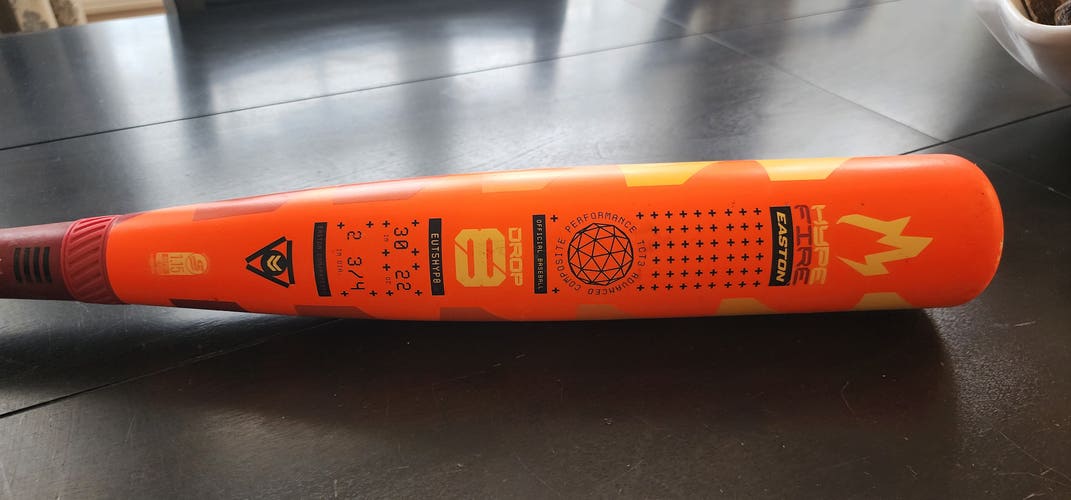 2025 Easton Hype Fire Composite USSSA Certified Bat (-8) 22 oz 30" (Used)