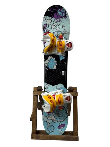 110cm Burton LTR Snowboard w/ Sims Bindings