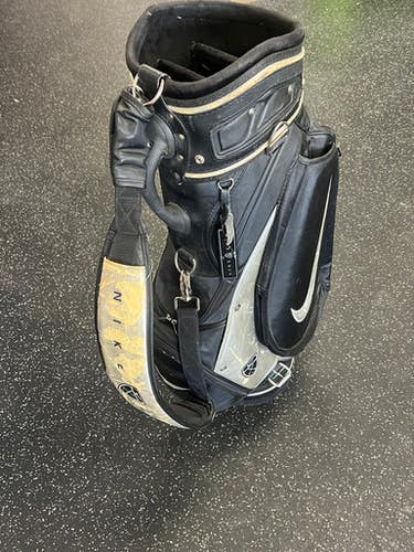 Used Nike 5 WAY CART BAG Mens Cart Bag Black 11849-S000035935