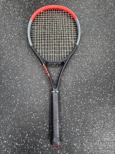 Used Wilson CLASH 100L Adult Tennis Racquet Grey Unknown 11849-S000035923