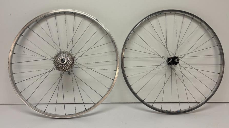 Vintage Sun Chinook 7-Speed 32-Spoke Aluminum 26" QR Wheelset Deore LX M563 Hubs