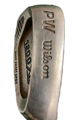 Wilson 1200 XL Pitching Wedge Giant Sweet Spot RH Dyna-Step Stiff Steel 35" Nice