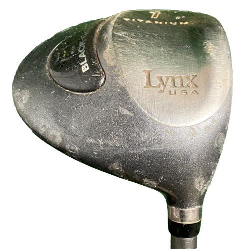 Lynx Golf Black Cat Driver 9* Men's RH Unifiber Stiff Graphite 45" Good Grip