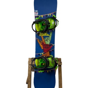 120cm Rome SDS Minishred Snowboard w/ K2 Vandal Bindings