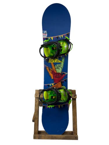 120cm Rome SDS Minishred Snowboard w/ K2 Vandal Bindings