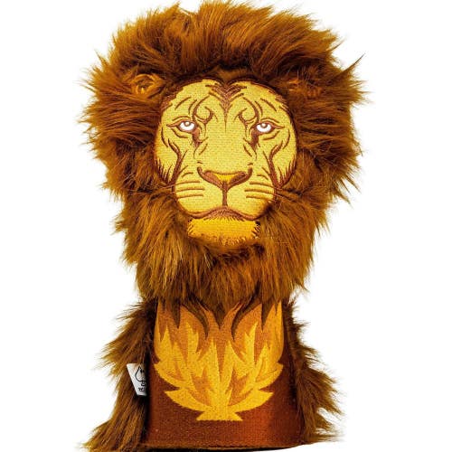 Pins And Aces Golf Lion Driver Cover Hand Made And Sewn Synthetic Leather NEW