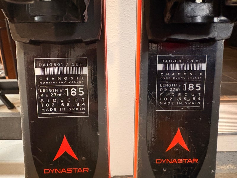 2020 185 cm Dynastar Speed WC FIS GS Skis With Bindings Max Din 15 (Used)