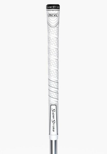 SuperStroke REVL Comfort Grip (White, Jumbo) Golf NEW