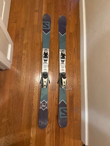 Unisex 2015 Salomon Threat 151 cm Park Skis With Bindings Max Din 10 (Used)