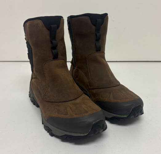 Merrell Coldpack Ice+ Waterproof Brown Leather Side Zip Boots US Men's 9 EU 43
