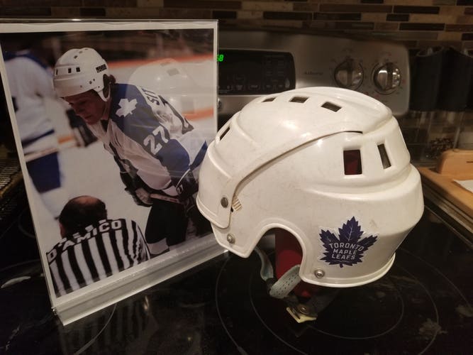 Vintage Jofa 246-51 245-51 hockey helmet #27 Darryl Sittler Toronto Maple Leafs