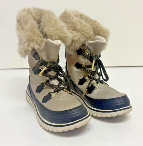 Sorel Snowdance Insulated Waterproof Winter Boots Gray US 7.5 EU 38.5 EXCELLENT